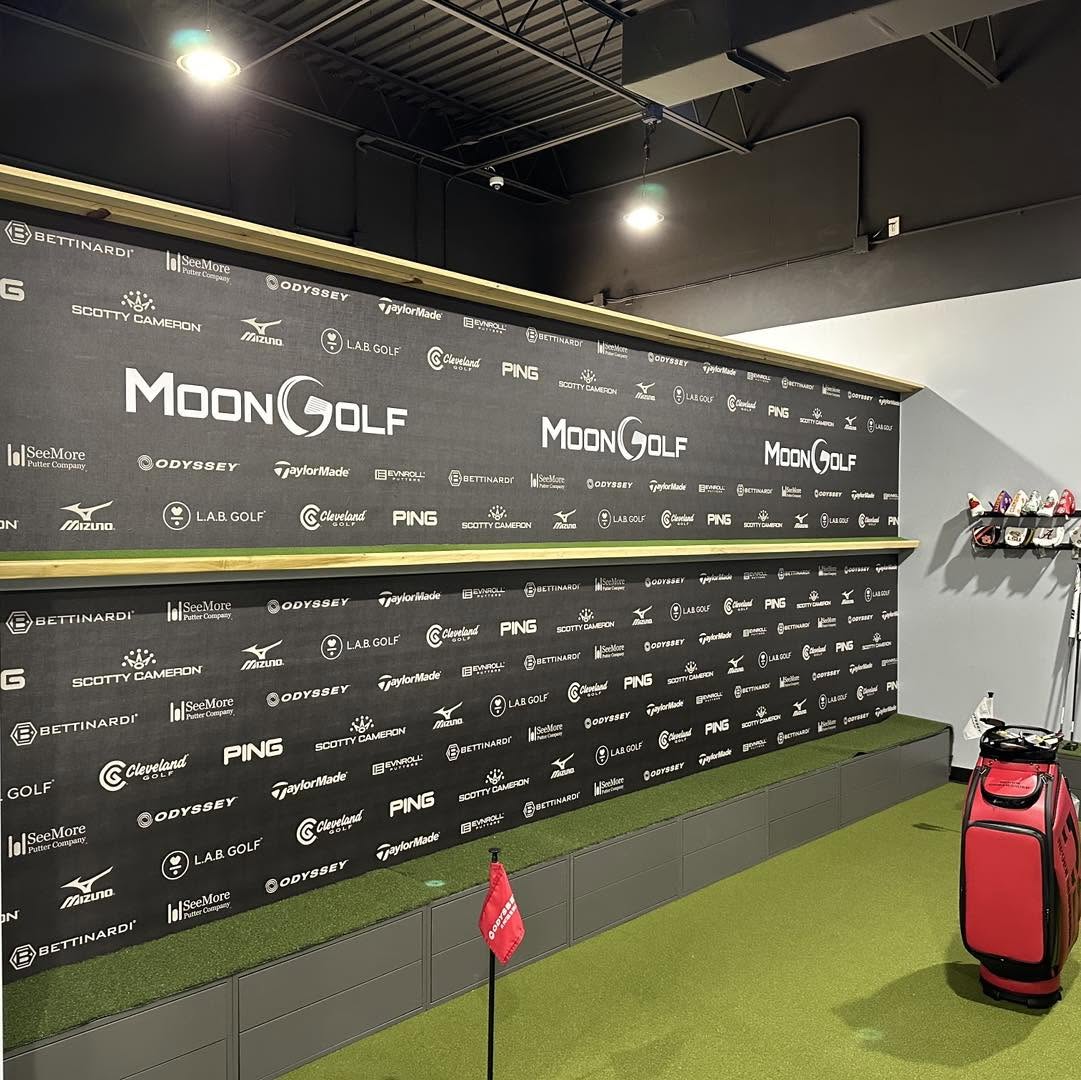 Moon Golf wall graphics