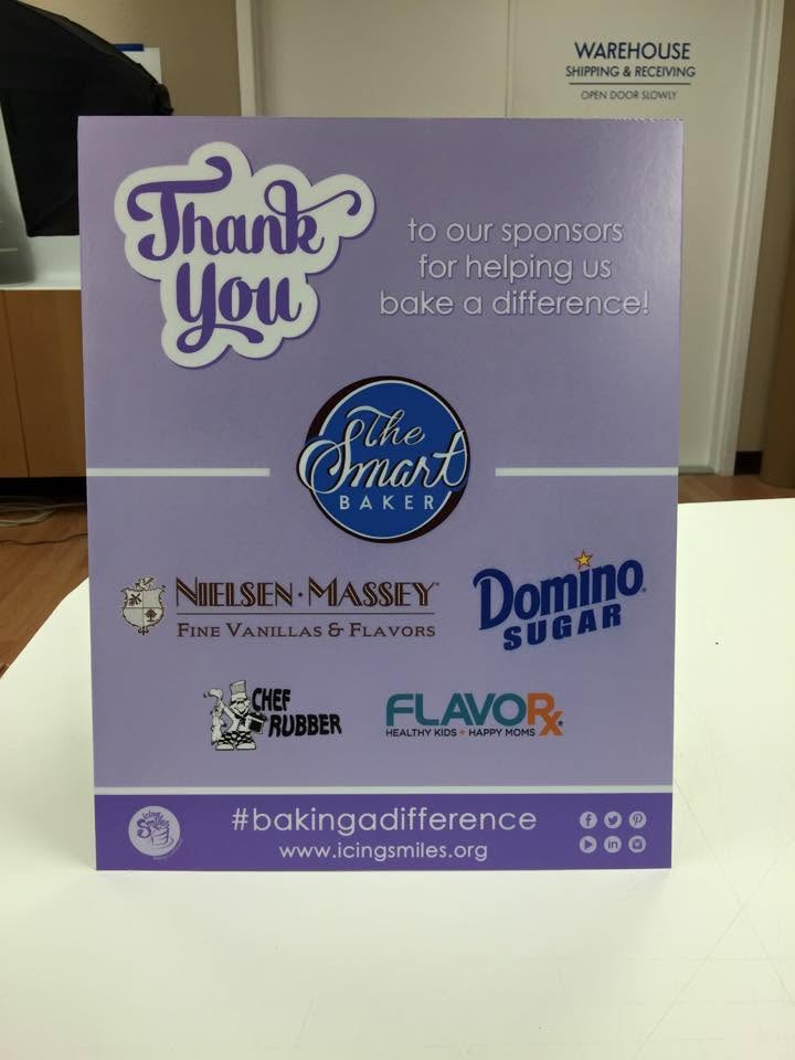 Sponsor thank you display